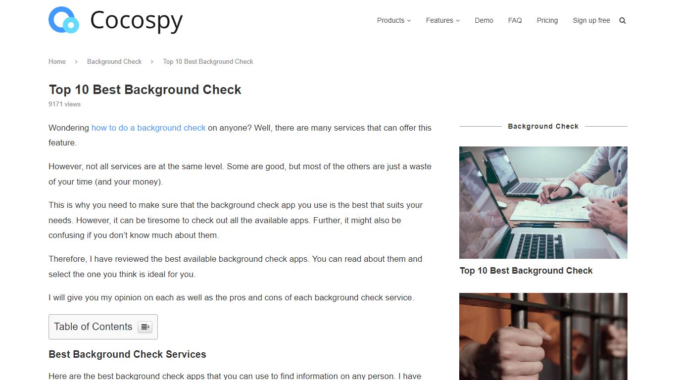 Top 10 Best Background Check - Cocospy Blog